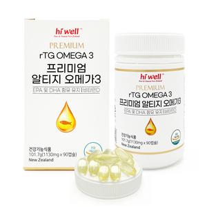 하이웰 알티지 오메가3 비타민D EPA DHA 1130mg x 90캡슐 (3개월분) 상품이미지