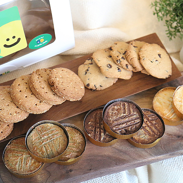 지브로와 굽크 비건 건강 쿠키 선물세트 (갈레트부르통,초코쿠키,통밀쿠키)