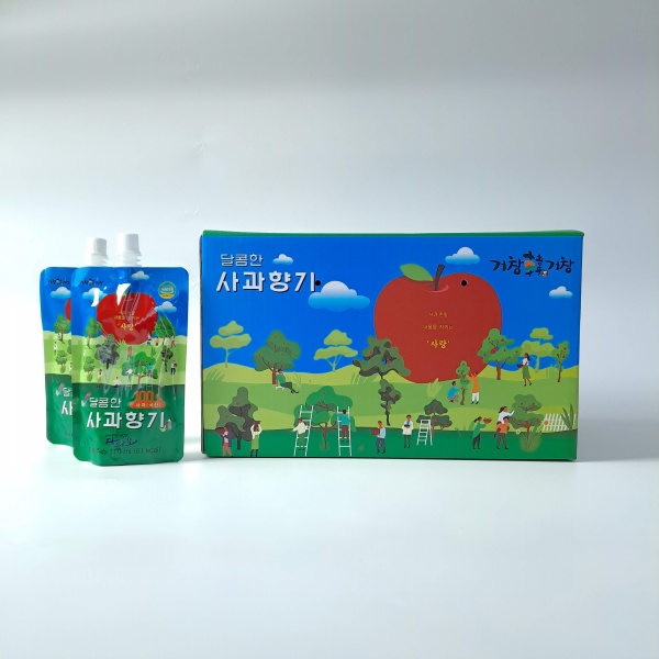 달콤한 사과향기 저온착즙 사과즙 1박스(110ml x 30포)