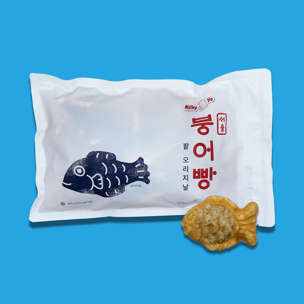[밀키요] 서울붕어빵 500g 2종 (팥 오리지날 / 슈크림)
