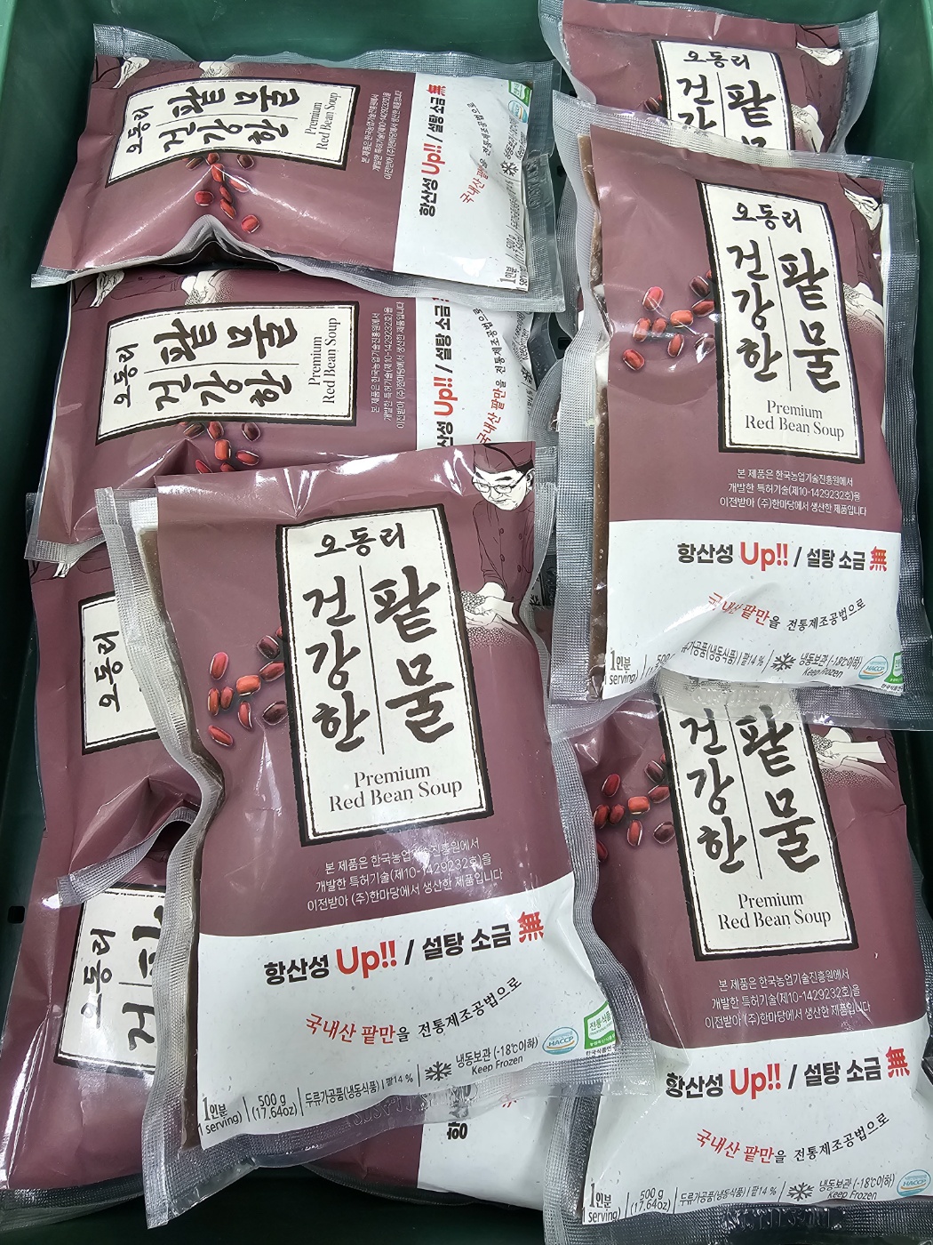 [오동리팥죽]무설탕 무소금 항산성up 국내산팥만을 푹 삶아 맷돌로 곱게 간 건강한팥물(500ml)