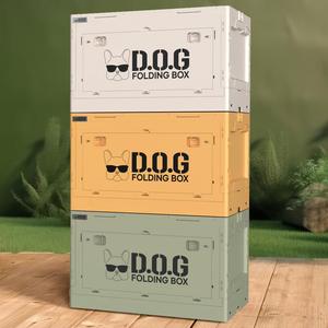 [도그독] 캠핑 폴딩박스 리빙 트렁크 정리함 접이식 테이블 용품 상품이미지