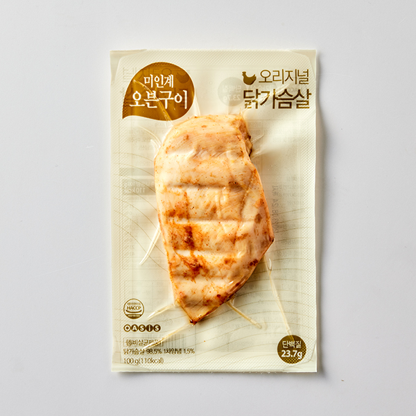 [냉동/대량] 미인계 닭가슴살 오븐 오리지널 (100g x 30개)