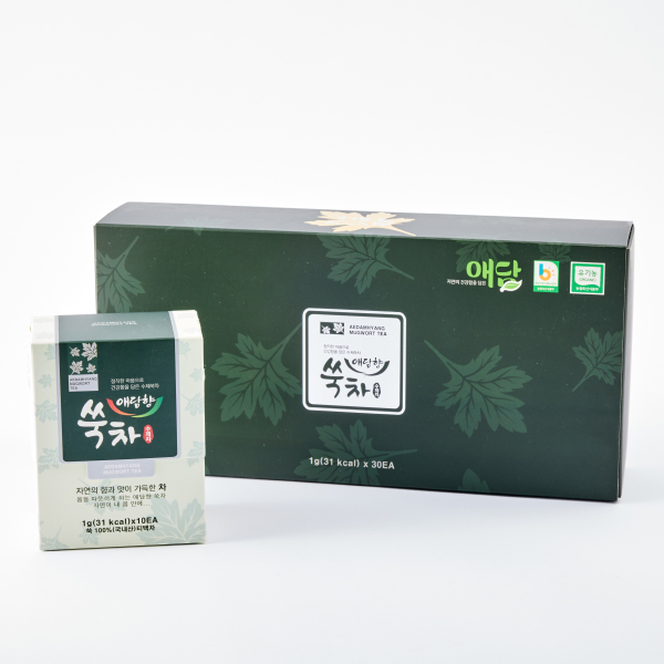 유기농 수제 발효쑥차 선물세트(1g×30티백)