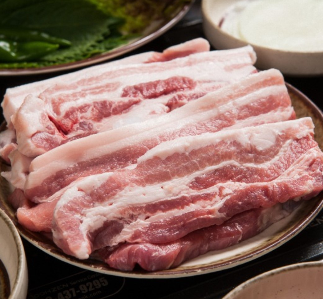 유산균 삼겹살 구이용 1.2kg 돼지고기