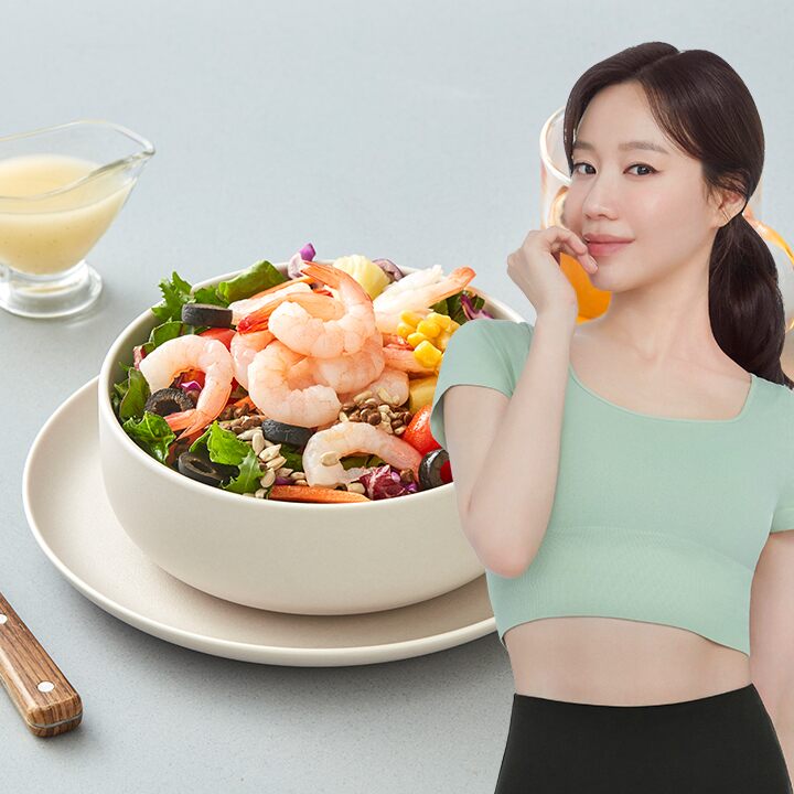 [매니저배송] 한국야쿠르트 잇츠온 쉬림프 레몬파인 샐러드