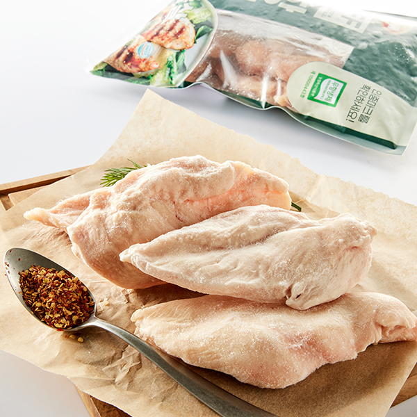 IQFF 무항생제 닭 가슴살(1kg/냉동)