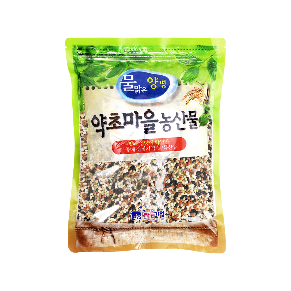 국산 오색미 혼합쌀 (홍미 녹미 흑미 찹쌀 찰현미) 1kg