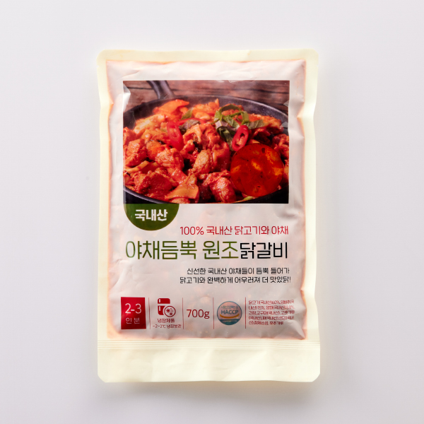 [입점특가] 야채듬뿍 원조 닭갈비 700g (냉장/2~3인분)									 											
